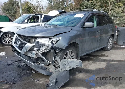 2016 Nissan Pathfinder Sv из США, поврежденный, VIN 5N1AR2MM4GC630062